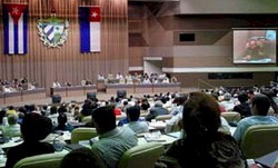 In Session today 12 Permanent Commissions of Cuban Parliament 